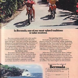 Bermuda Travel Ad 1984