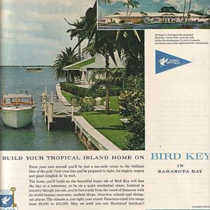 Bird Key Travel Ad 1960