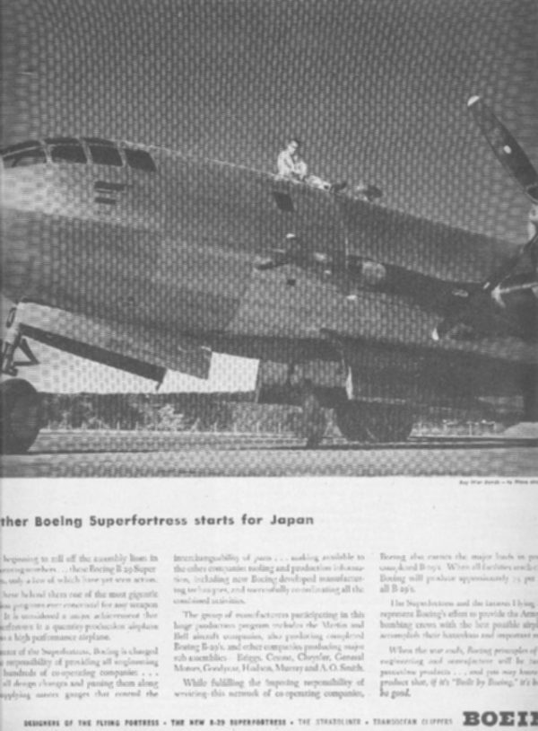 Boeing Ad October 1944