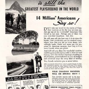 Canada Travel Ad 1941