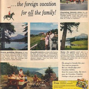 Canada Travel Ad 1958