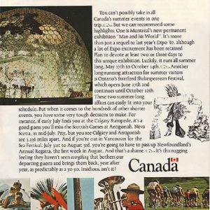 Canada Travel Ad June 1968