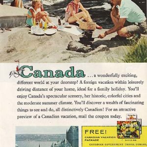 Canada Travel Ad March 1959