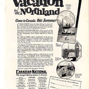 Canadian National Ad 1928