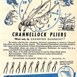 Channel Lock Ad 1952