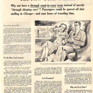 Chesapeake and Ohio Railroad Ad 1948