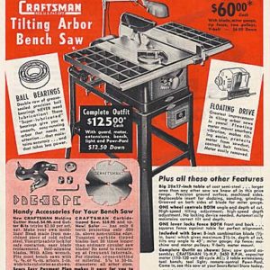 Craftsman Ad 1952