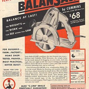 Cummins Portable Tools Ad 1949
