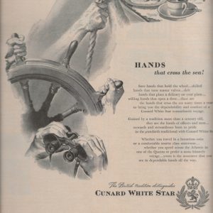 Cunard Line Ad 1949