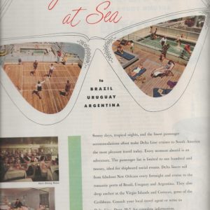 Delta Line Ad 1954