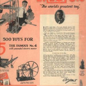 Erector Set Ad 1924