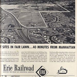 Erie Railroad Ad 1955