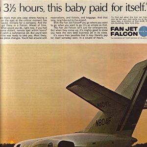 Fan Jet Falcon Ad 1967