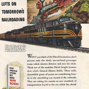 GM Diesel Power Locomotives Ad 1944