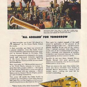 GM Diesel Power Locomotives Ad 1947