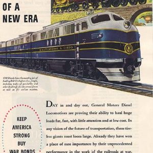 GM Diesel Power Locomotives Ad July 1944