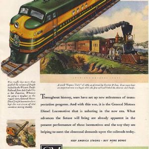 GM Diesel Power Locomotives Ad March 1944