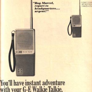 General Electric Walkie Talkie Ad 1966