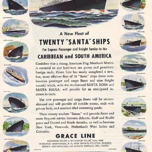 Grace Line Ad 1946