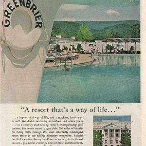 Greenbrier Ad 1959