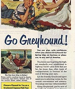 Greyhound Ad April 1953