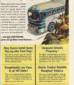 Greyhound Ad October 1951