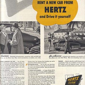 Hertz Ad 1949
