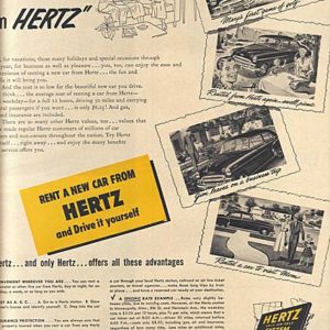 Hertz Ad 1950