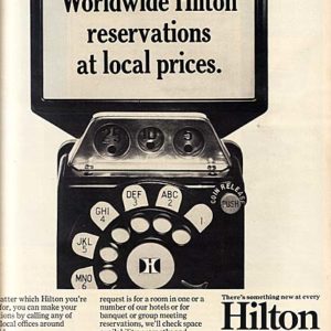 Hilton Hotels Ad 1967