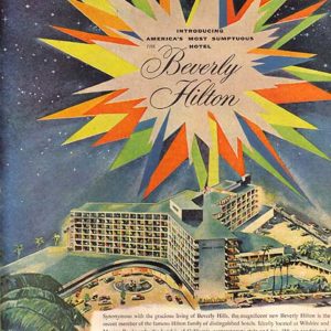 Hilton Hotels Ad August 1955