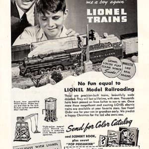 Lionel Toys Ad 1946