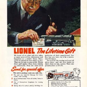 Lionel Toys Ad 1948