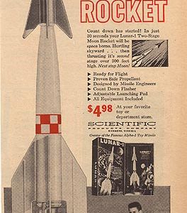 Lunar 1 Toys Ad 1959