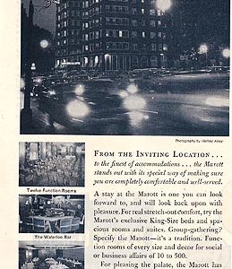 Marott Hotel Ad 1960