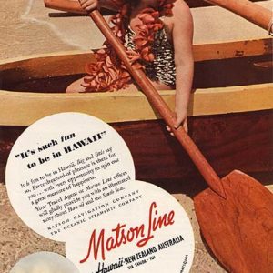 Matson Line Ad 1941