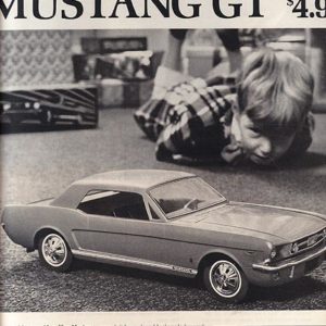 Motorized Mustang GT Toy Ad 1965