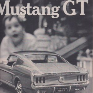 Motorized Mustang GT Toy Ad 1966