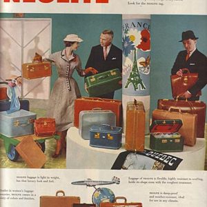 Neolite Luggage Ad 1954