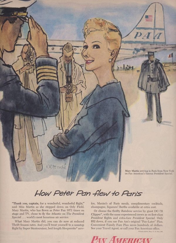 Pan American Ad 1956