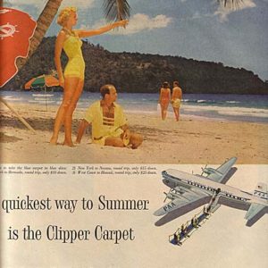 Pan American Ad 1957