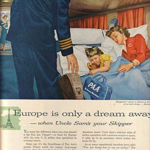 Pan American Ad April 1956