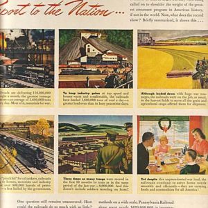 Pennsylvania Railroad WW2 Ad