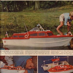 Phillips 66 Power Yacht Toy Ad 1965