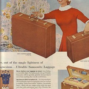 Samsonite Luggage Ad 1955