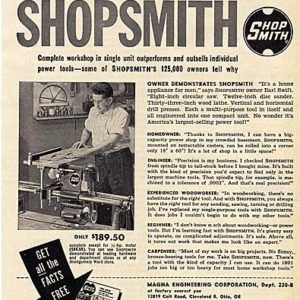 ShopSmith Ad 1952