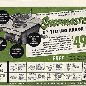 Shopmaster Ad 1952