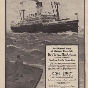 Southern Pacific Steamships Ad 1912