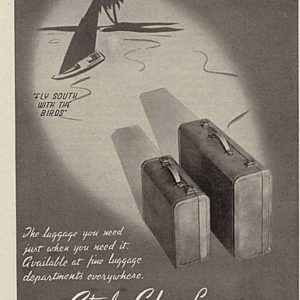 Stanley Adams Luggage Ad 1947