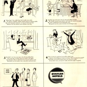 Statler Hotels Ad 1952