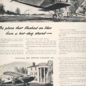 Stinson Ad 1946